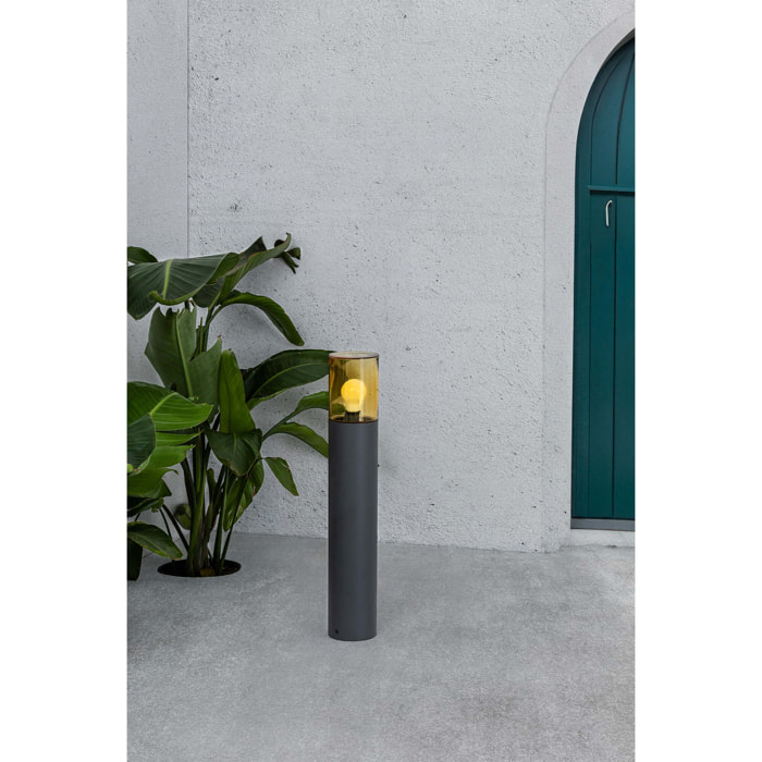 KILA Lampe balise gris foncé H700 ambre