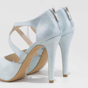 SANDALIAS DE NOVIA AZULES GOYA