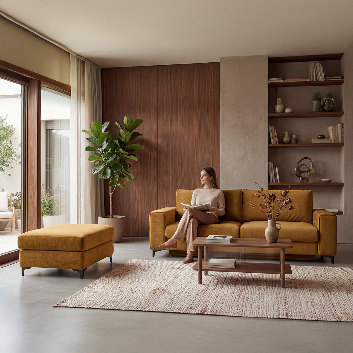 Pouf Fiesole Velours