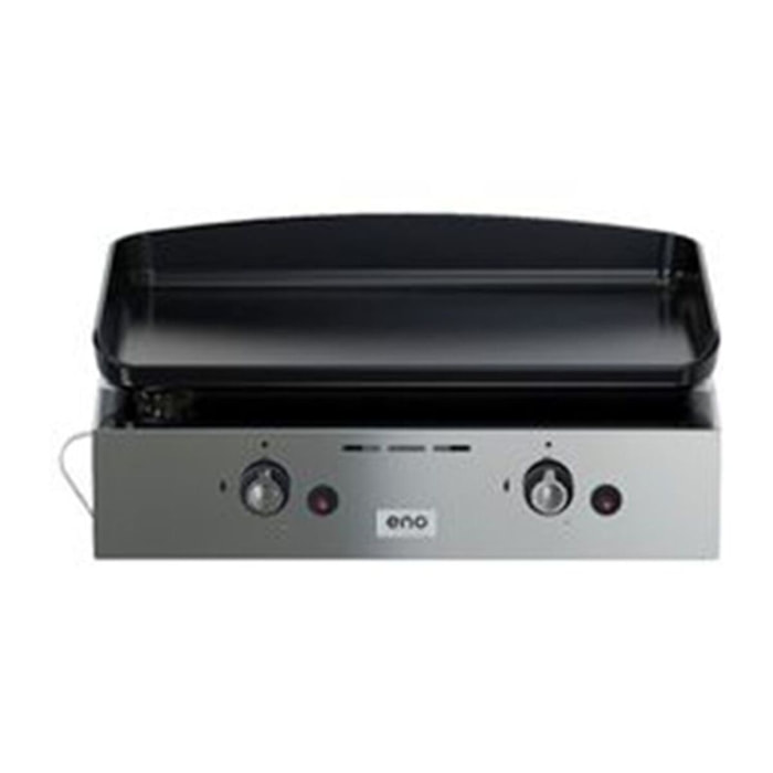 Plancha gaz ENO Initial 50 Inox 2 brûleurs à poser, 47x36 cm