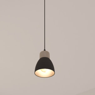 Suspension "Desy" noire - métal D15 cm