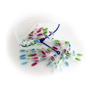 Panier x24 Pinces à  linge Bi-matiere MSV
