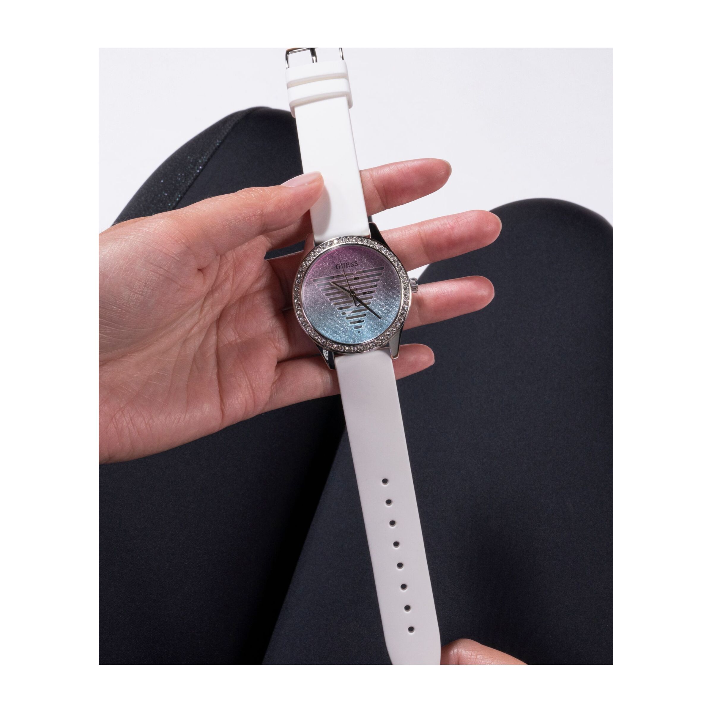 Guess Orologio Analogico Al Quarzo Gt Lady Idol