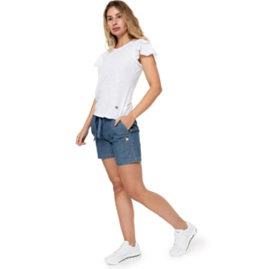 Pantalones cortos de cambray para mujer de Urban Safari