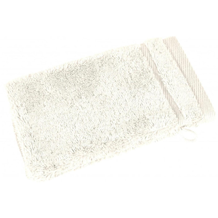 Gant de Toilette Callisto 100% Coton peigné Longues Fibres. 660 gr/m² Vent du sud - Ivoire