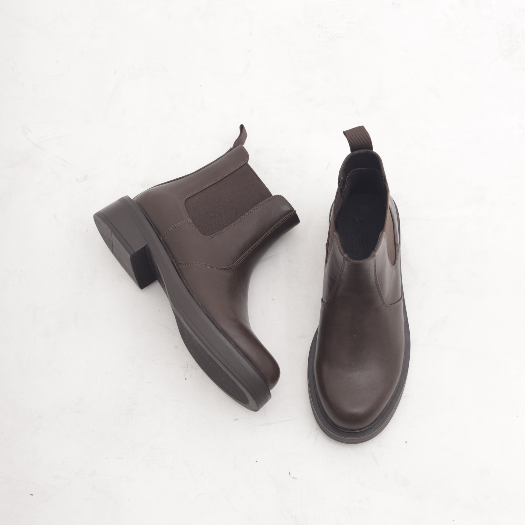 STIVALETTO CHELSEA BASSO TESTA DI MORO