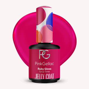 Vernis semi-permanent - Ruby Gloss - Jelly Coat - 15 ml