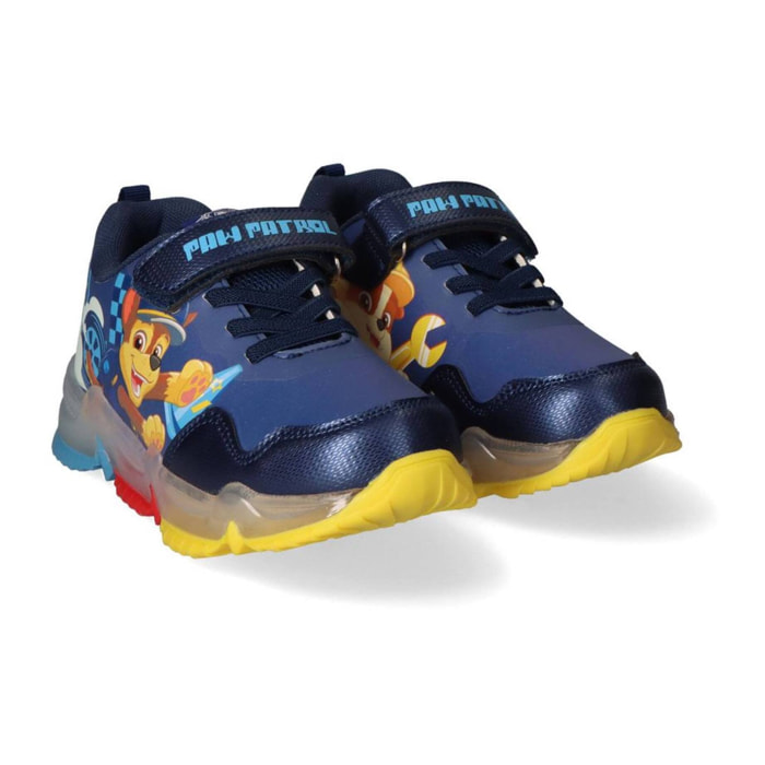 Zapatilla deportiva infantil suela ligera con luces "Paw Patrol"