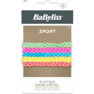 Elastique cheveux BABYLISS sans métal X5