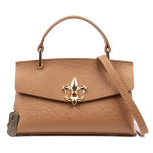 Balestrino borsa tote donna, in pelle autentica Dollaro.