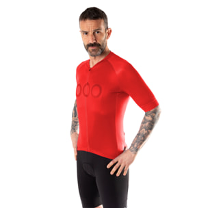Maglia a maniche corte ECOON Galibier da uomo in rosso