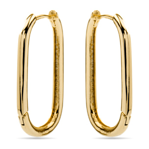 Pendientes acabados en oro amarillo de 18K - Tosith