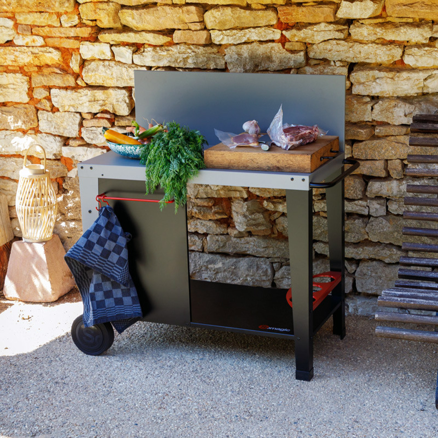 Desserte SALVIA pour plancha