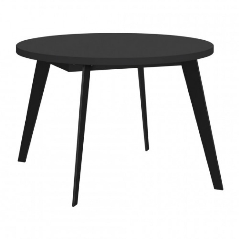 Table ronde en bois extensible D.110 cm - 3 coloris - XTRA