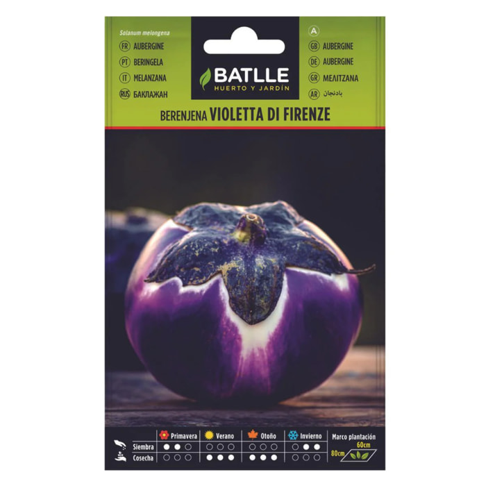 Semillas de Berenjena Violetta di Firenze Batlle