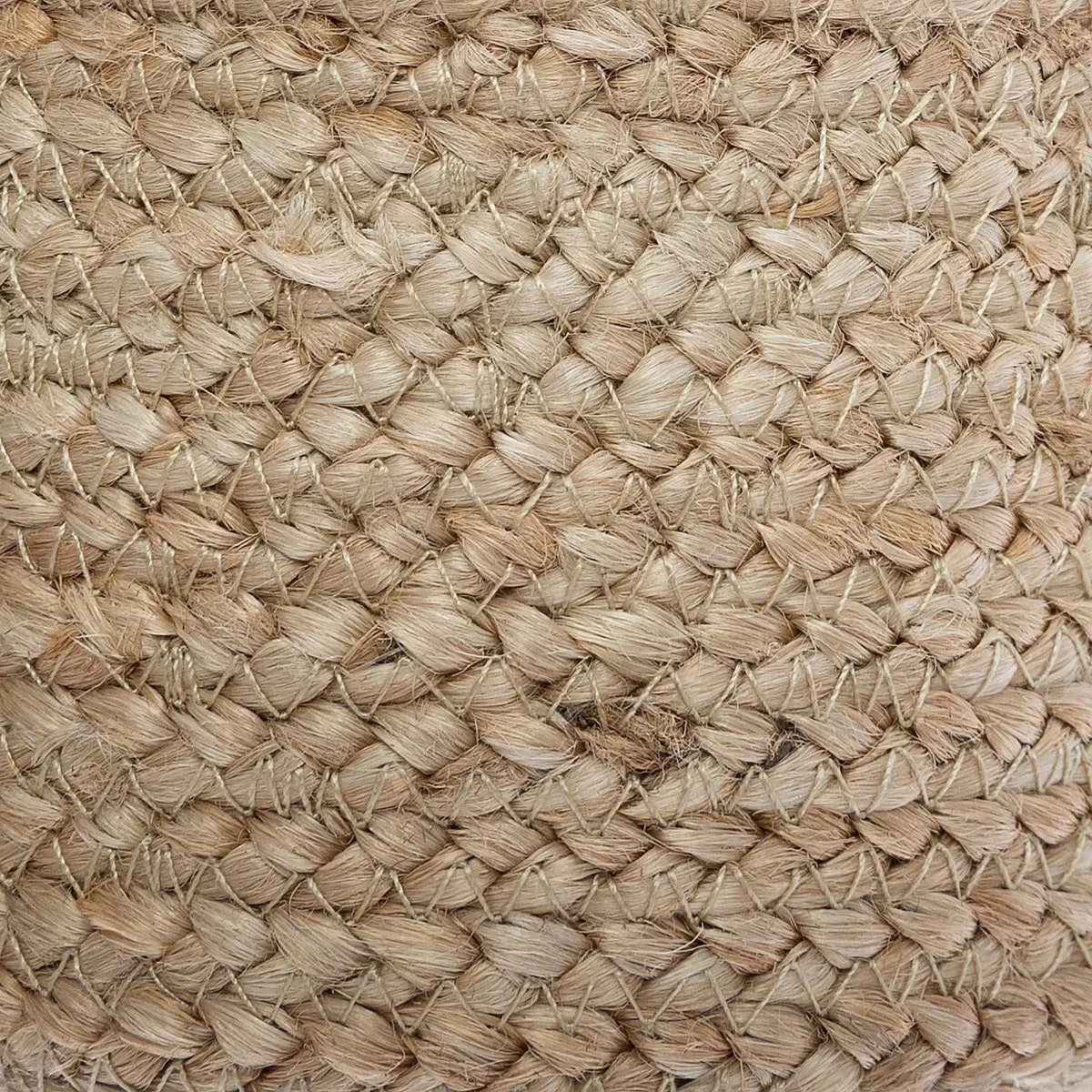 Set de 3 paniers "Jackson" en jute blanc D11/16/19cm