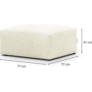 Pouf modulable en tissu - MODULO NEW