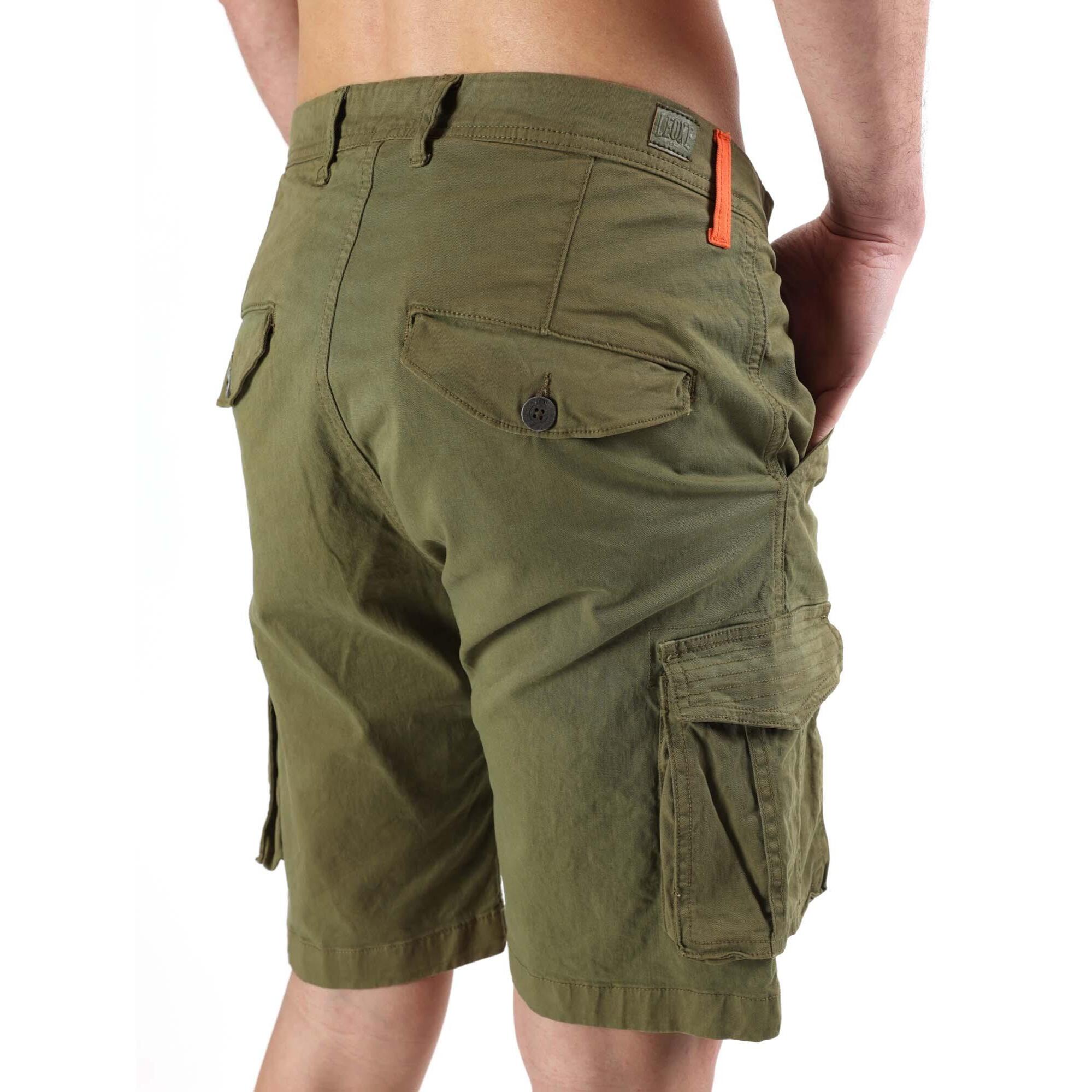 Pantaloncini cargo da uomo con tasconi Leone Beach