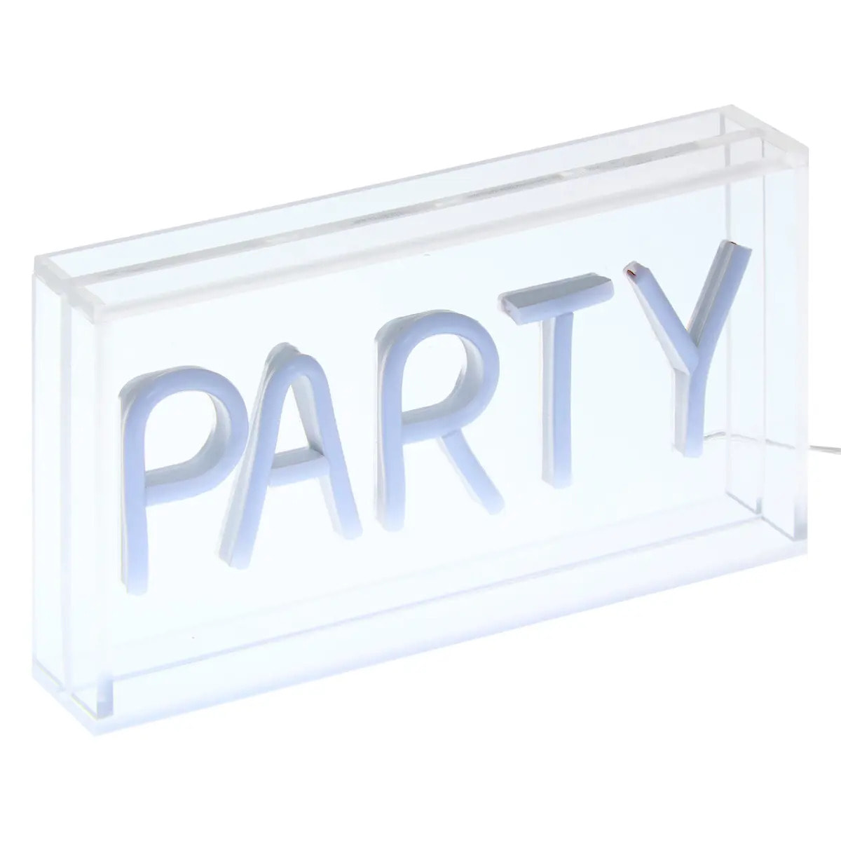Néon LED à poser "Party" 23x12,5cm