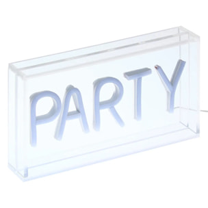 Néon LED à poser "Party" 23x12,5cm