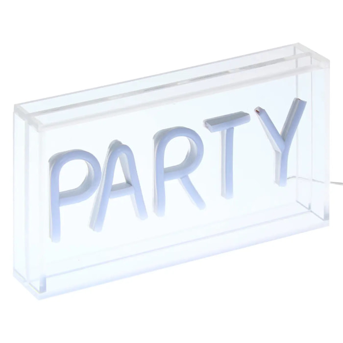 Néon LED à poser "Party" 23x12,5cm