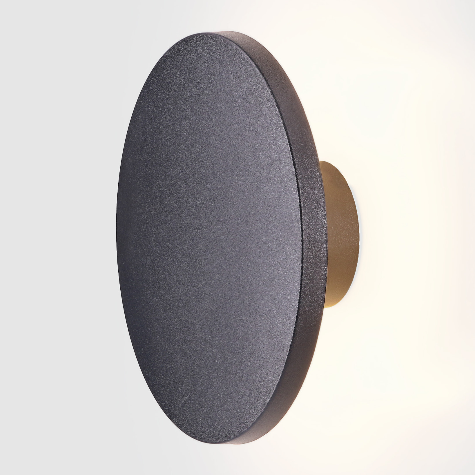 Forlight Yika - Aplique Led Exterior Circular Para Jardín Y Terraza - Luz Indirecta Con Ef