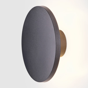 Forlight Yika - Aplique Led Exterior Circular Para Jardín Y Terraza - Luz Indirecta Con Ef