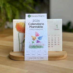 Calendario plantable de Navidad 2026 Transforma el tiempo en naturaleza Planeta Huerto