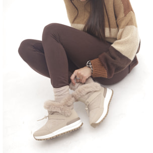 STIVALETTO SNEAKERS RUNNING TORTORA