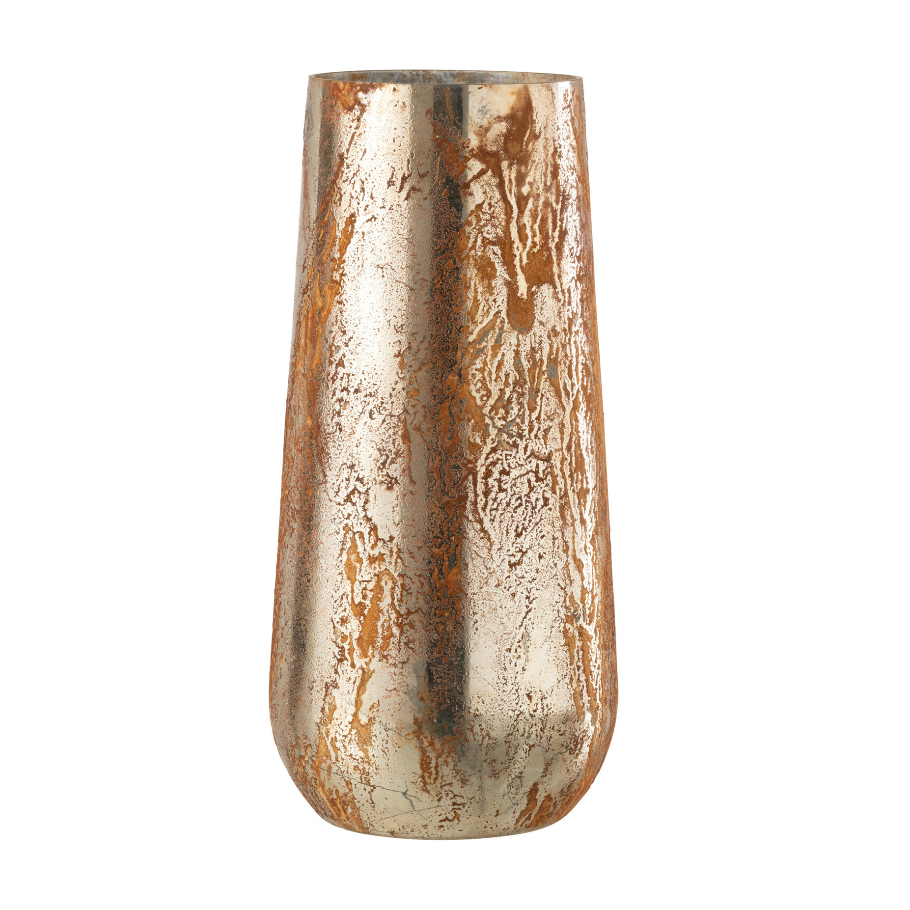 J-Line photophore - verre - brun/or - large - 27 cm de hauteur