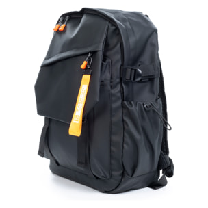 Mochila multi compartimento, porta Laptop 15.6". Capa impermeable. Adaptable a Trolley. Toma USB externa.