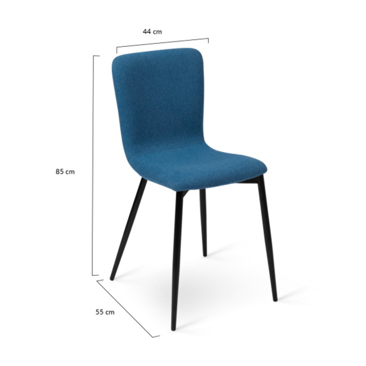 Chaises Margot - Bleu canard