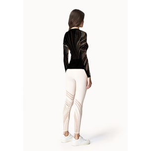 Top a maniche lunghe Organic Net Top Long Sleeves