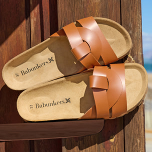 Sandalo BABUNKERS MARRONE