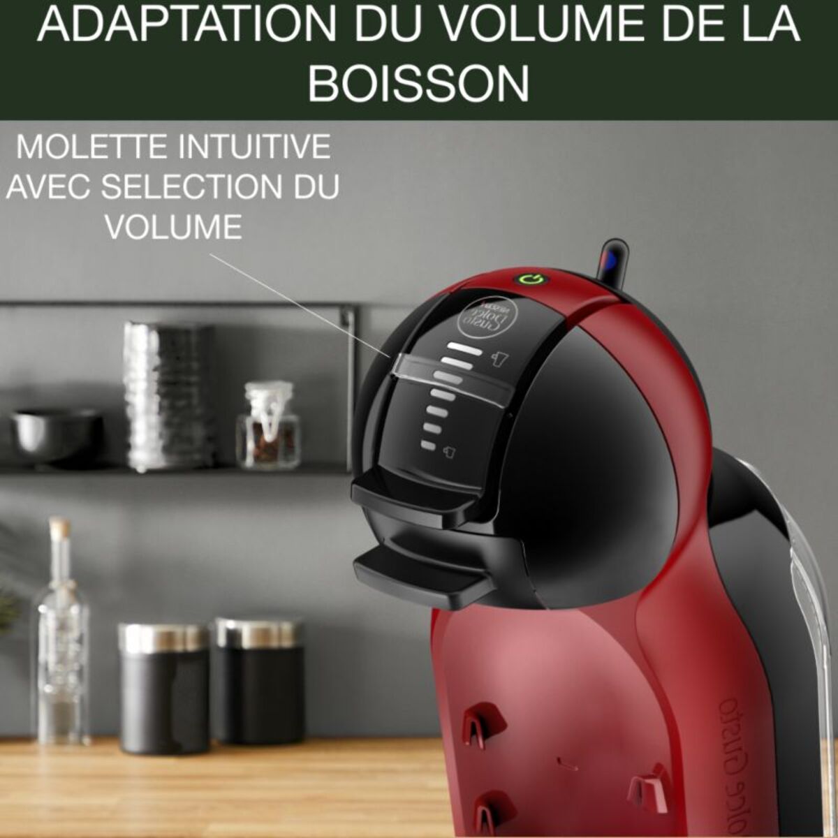 Dolce Gusto KRUPS mini me noir rouge Dolce gusto YY5219FD