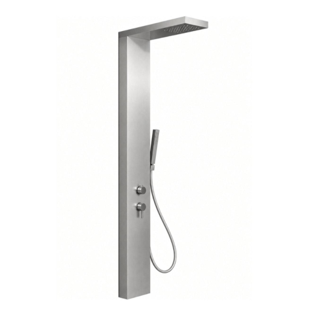 Colonne de douche thermostatique KINEDO Aquastyle inox brossé