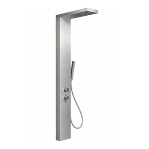 Colonne de douche thermostatique KINEDO Aquastyle inox brossé