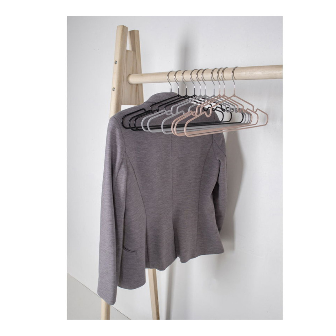 Set 10 grucce Massa in metallo verniciato grigio