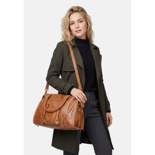 Borsa a spalla da donna - Modello Clara - Vera pelle - 41.0 x 28.0 x 13.0 cm