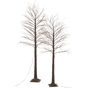 J-Line décoration Arbre 3000 Led - métal - brun - large - LED