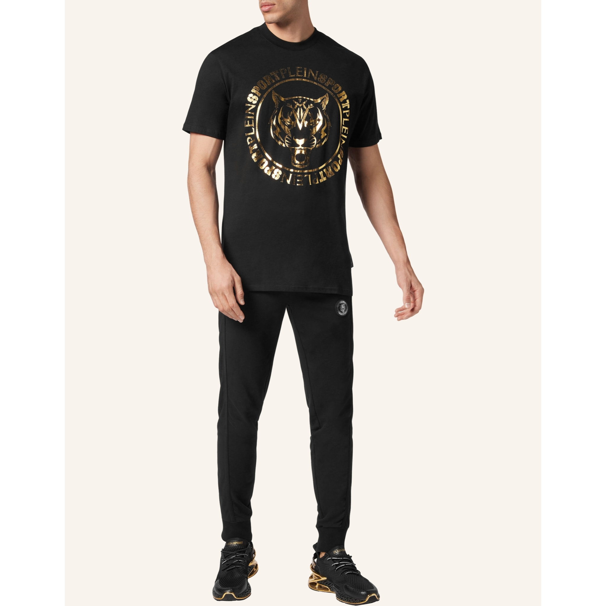 PLEIN SPORT Camiseta Cuello Redondo TIGER