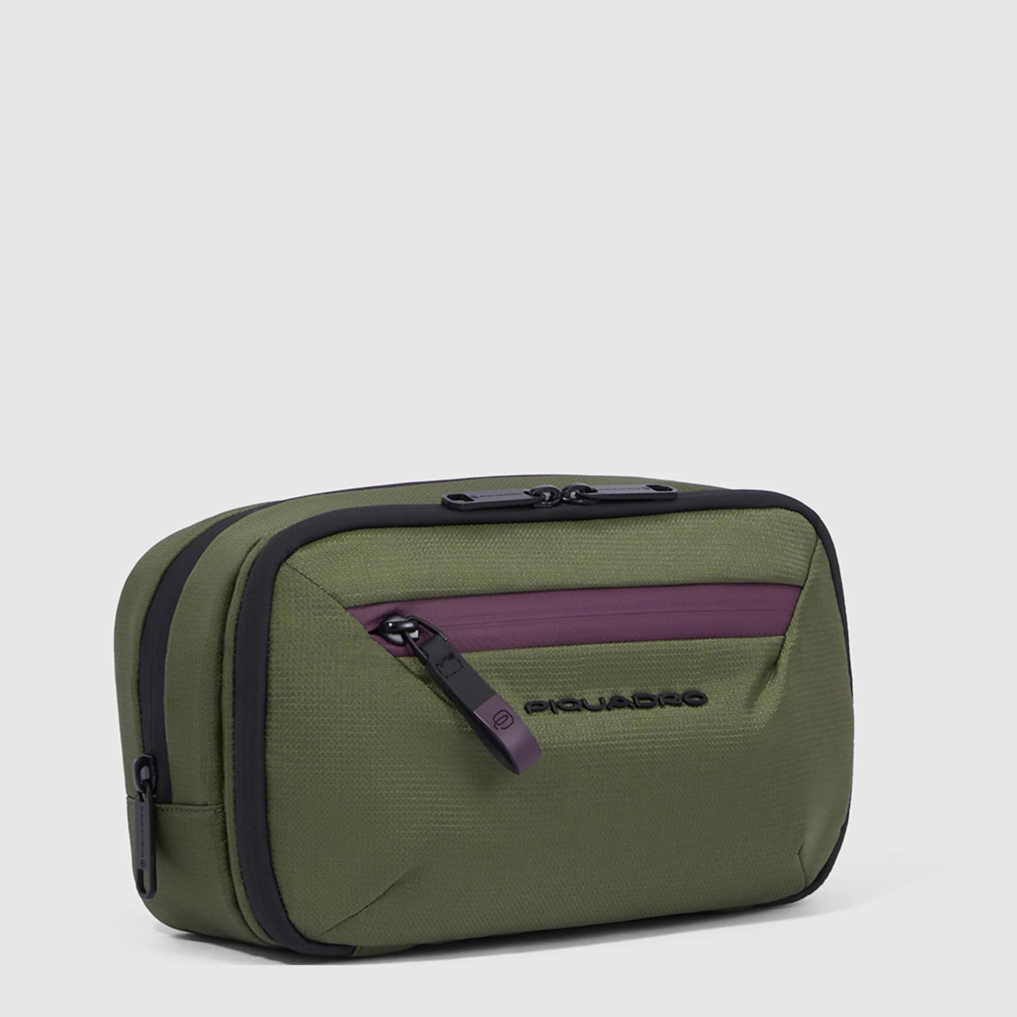 Piquadro Toiletry bag in recycled fabric