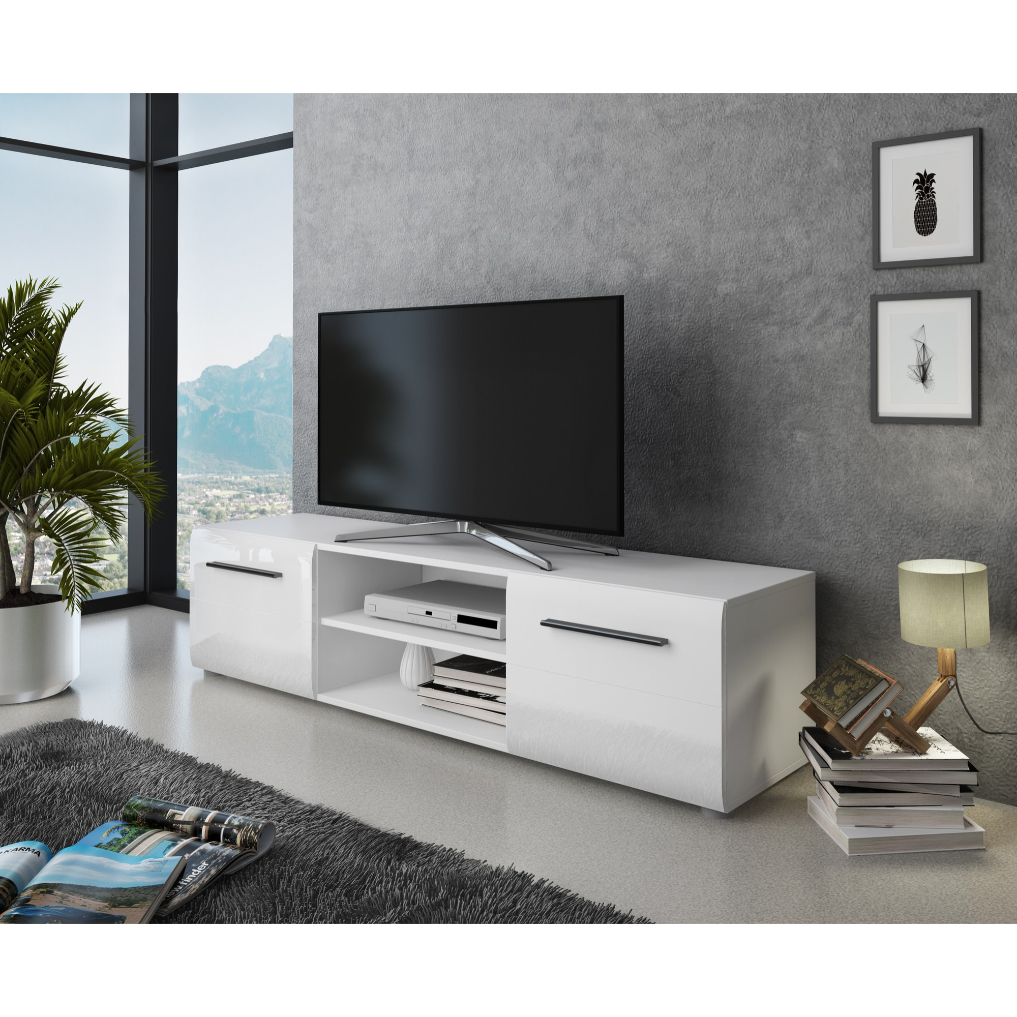 Tomasucci Meuble TV LUKY-A Blanc