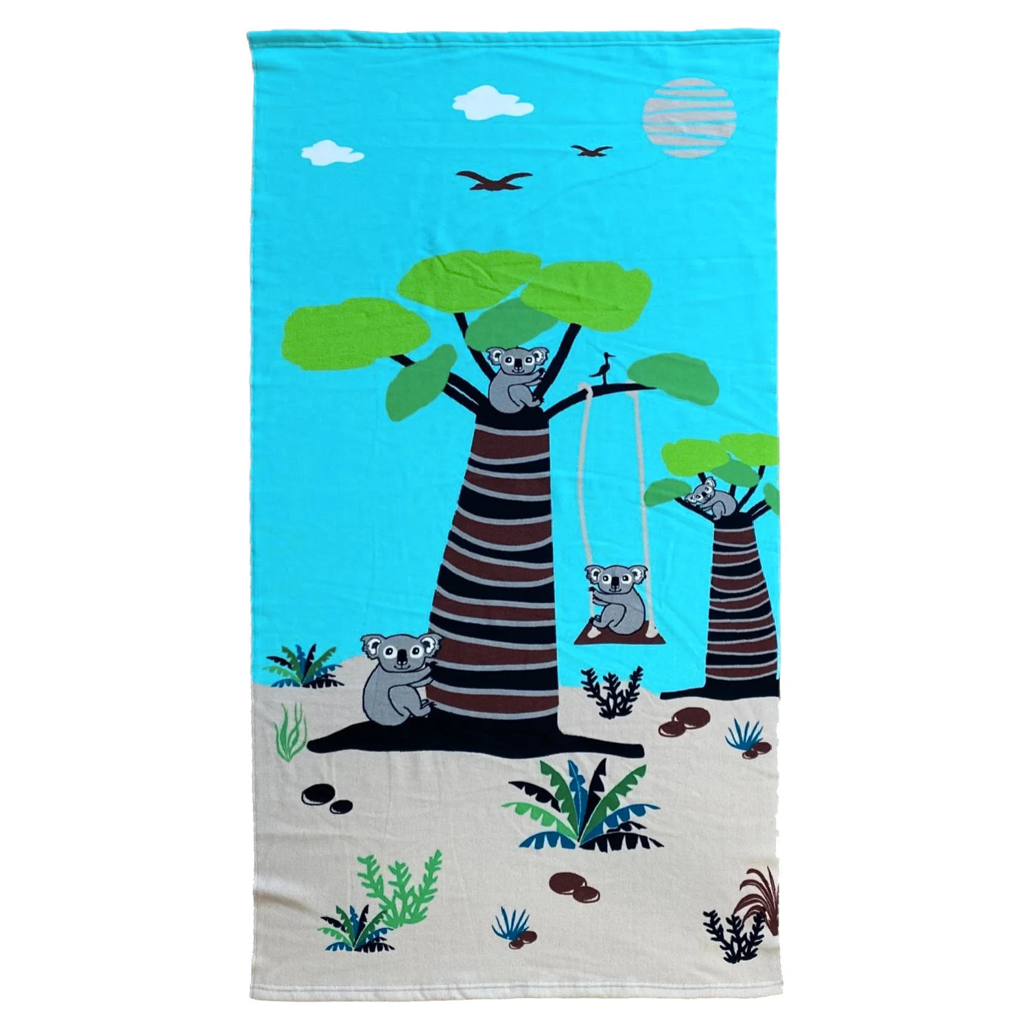 Serviette de plage microfibre Swing 70x140 250 g/m²