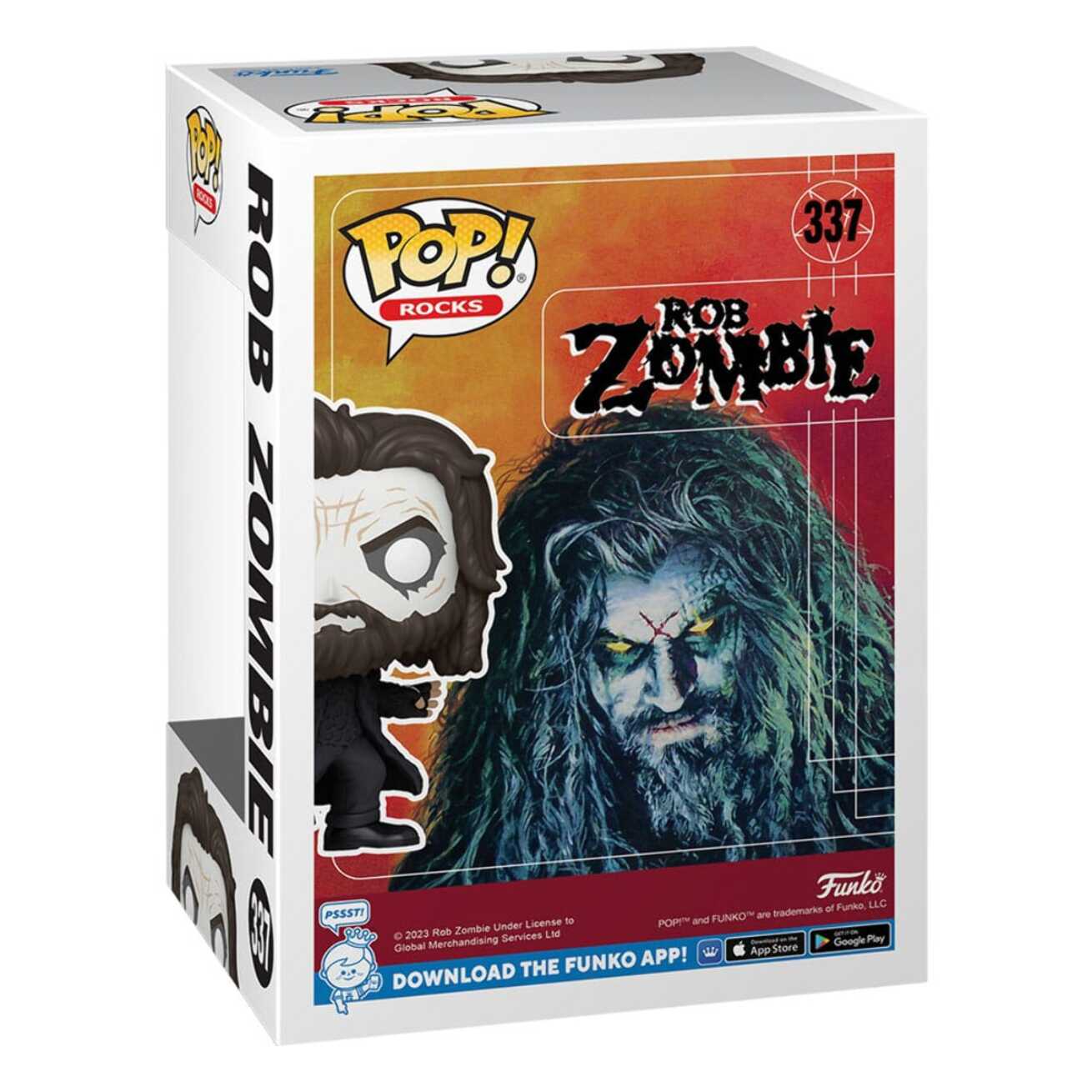 Rob Zombie Pop! Rocks Vinile Figura Dragula 9 Cm Funko