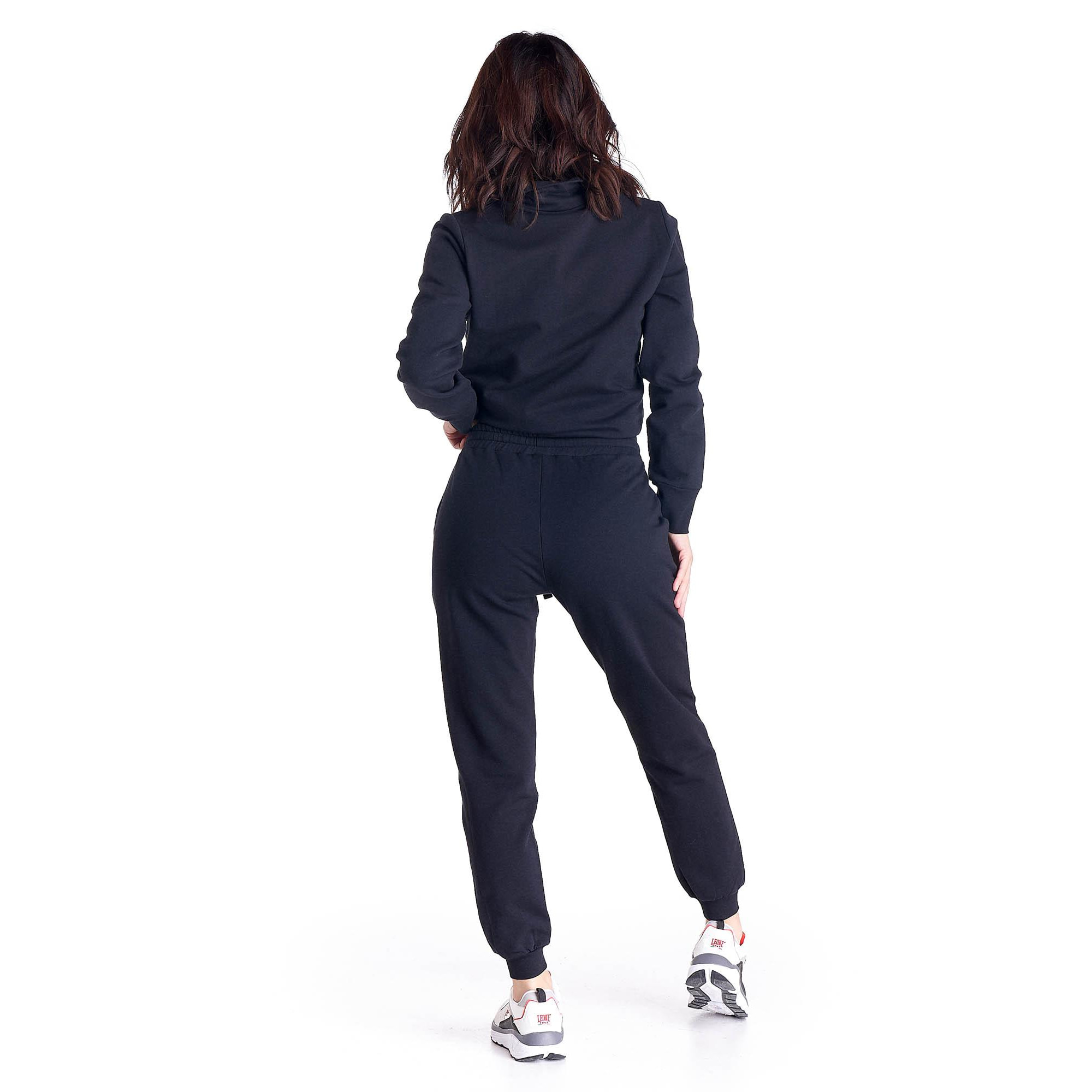 Pantalón mujer polar con puños Basic