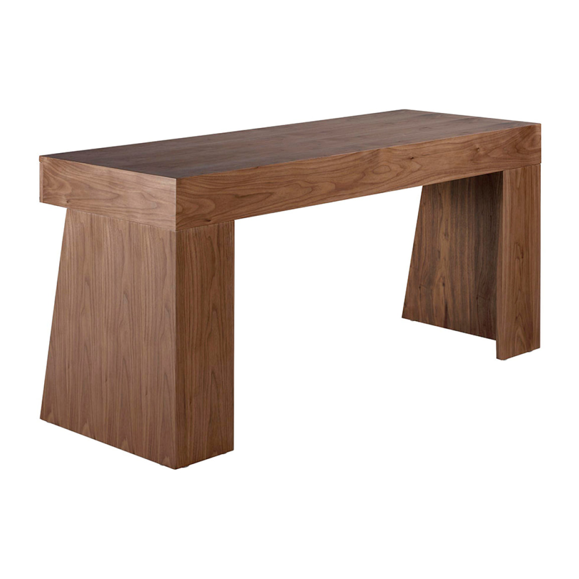 Escritorio de nogal 160x61x76cm