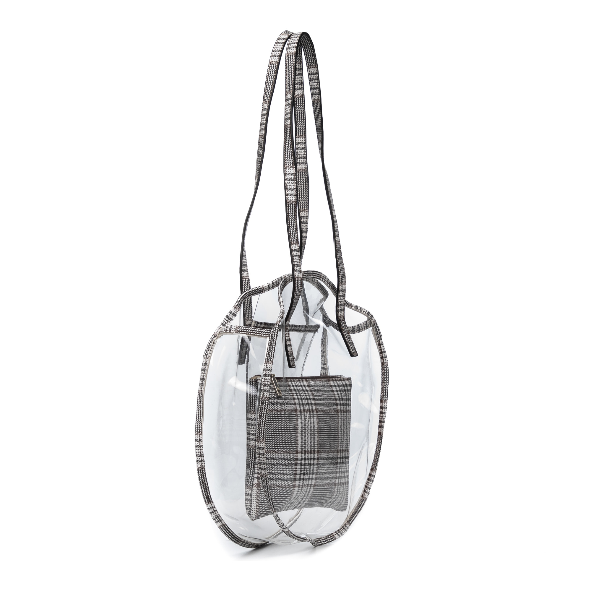 IRIA QUINTANA Borsa a Spalla da Donna Asti. Materiale PVC PU Pelle Sintetica Stampata 42x14x32 Cm. Colore: marrone scuro