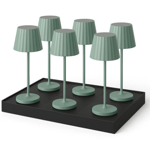 6 Lampe de table ABBY + Socle de charge