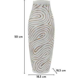 VASO RESINA OBLIX CM Ø 18,5X50 (APERTURA CM Ø 9)